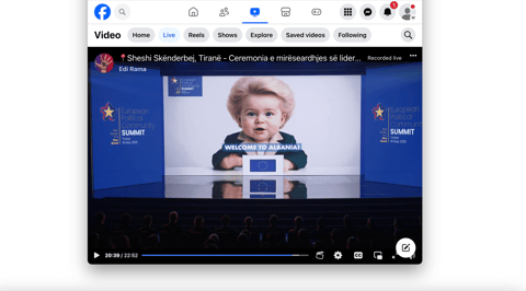 Weird AI-generated babies greet European leaders at Albanian summit